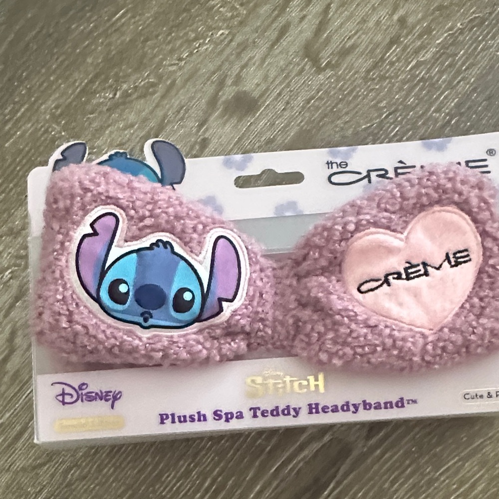 Disney Stitch Plush Headband - Purple and Pink
